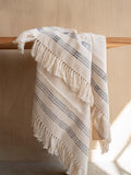 Cotton Baby blanket 
Uniquely handwoven in Cape Town using local natural fibres & traditional hand craft techniques