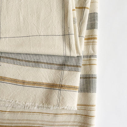 The Nomad Scarf In Gold & Black